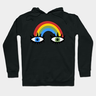 rainbow eyes Hoodie